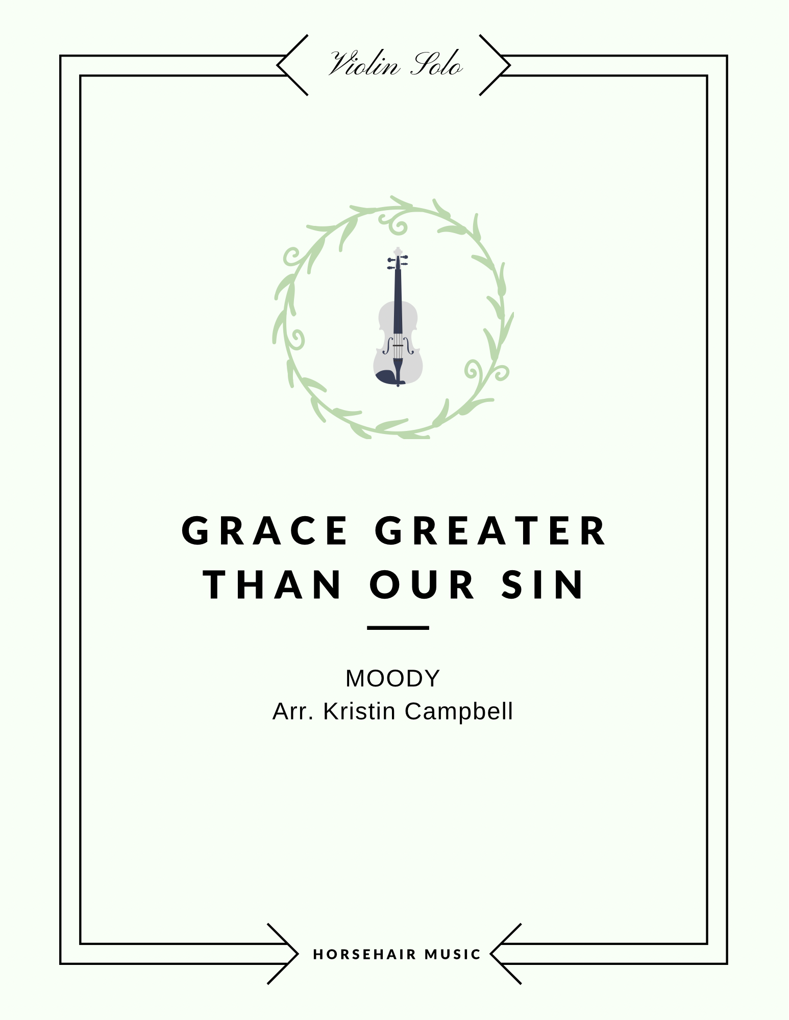 Grace Greater Than Our Sin - Cover
